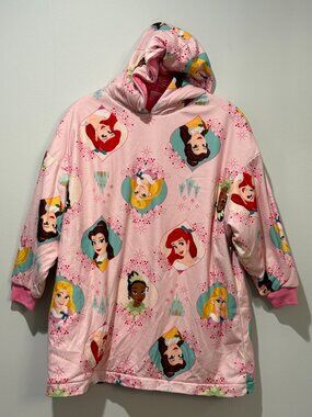 NEW - Girls Disney Princess Oversized Hoodie - Size S
